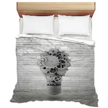 Light Bulb With Gears Bedding 64149338