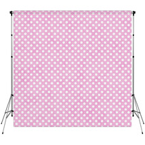 Light Pink And White Small Polka Dots Pattern Repeat Background Backdrops 68598152