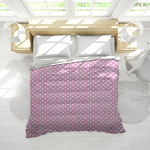 Light Pink And White Small Polka Dots Pattern Repeat Background Bedding 68598152