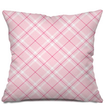 Light Pink Plaid Pillows 10719258