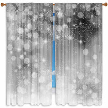 Light snow background Window Curtains 65128290