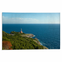 Lighthouse Of Capri Island, Italy, Europe Rugs 65853077