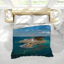 Lighthouse On Paradise Island Bedding 49906365