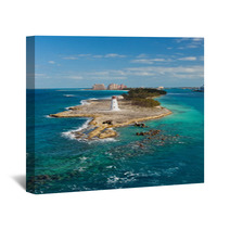 Lighthouse On Paradise Island Wall Art 49906365
