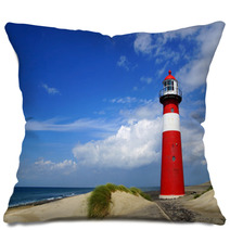 Lighthouse. Westkapelle, Netherlands Pillows 44569198