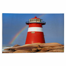 Lighthouse. Westkapelle, Netherlands Rugs 53804773