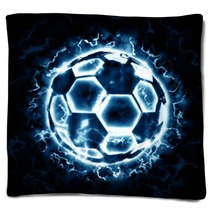 Lighting Soccer Ball Blankets 93115875