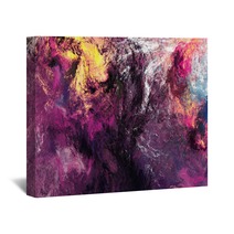 Lilac Clouds Bright Artistic Splashes Abstract Beautiful Purple Color Painting Texture Modern Futuristic Background Fractal Artwork For Creative Graphic Design Wall Art 185562649