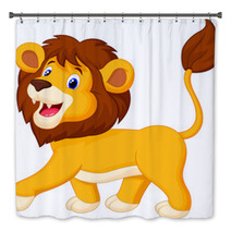 Lion Cartoon Walking Bath Decor 59256288