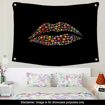 Lips Shape Wall Art 10466275