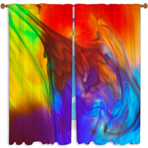 Liquid Rainbow Window Curtains 2939603