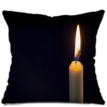 Lit Candles Pillows 56509154