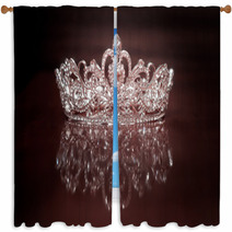 Little Crown For Princess Jewelry Wealth Window Curtains 181957528
