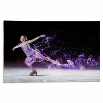 Little Girl Figure Skating Rugs 58322215