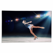 Little Girl Figure Skating Rugs 58591377