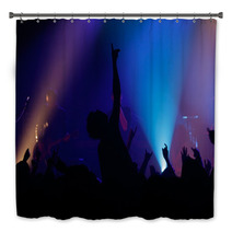 Live Concert - The Band And The Crowd Bath Decor 5510319