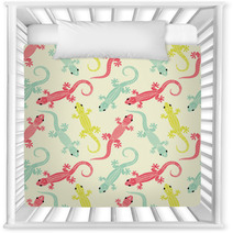 Lizards Seamless Pattern Nursery Decor 65132397