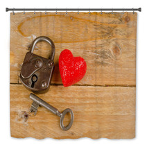 Lock And Key To A Heart Bath Decor 60315485