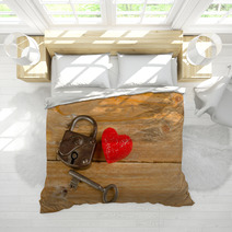 Lock And Key To A Heart Bedding 60315485