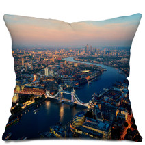 London City Sunset Photography Pillows 62039397