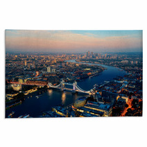 London City Sunset Photography Rugs 62039397