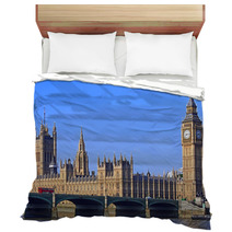 London, Parliament Building And Westminster Bridge Bedding 55039457