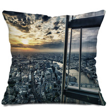 London Skyline By Sunset From The Skyscraper Pillows 64839559
