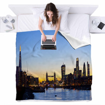 London Skyline Panoramic Blankets 67489616