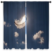 Lone Feather Int He Sky Window Curtains 101083089
