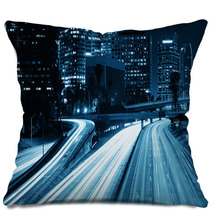 Los Angeles At Night Pillows 67338411