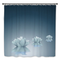 Lotus - Purity Background Bath Decor 53446424