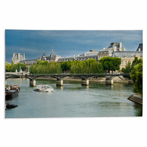 Louvre - View From Seine Rugs 11276938