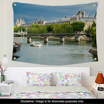 Louvre - View From Seine Wall Art 11276938