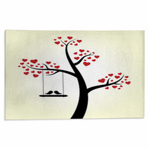 Love Heart Tree Rugs 63522460