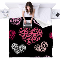 Love Seamless Background Blankets 41230467