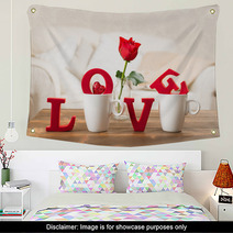 Love With Teacups Wall Art 60986414