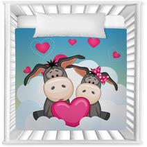 Lovers Donkeys Nursery Decor 83770590