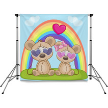 Lovers Mouse Backdrops 66713726