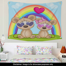 Lovers Mouse Wall Art 66713726