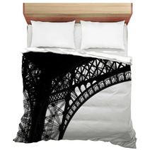 Low Angle View Of Eiffel Tower Paris France Bedding 64701076
