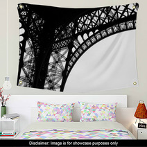 Low Angle View Of Eiffel Tower Paris France Wall Art 64701076