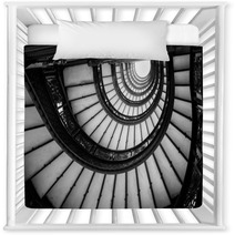 Low Angle View Of Spiral Staircase, Chicago, Cook County, Illino Nursery Decor 64699610