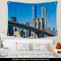 Lower Manhattan Skyline View From Brooklyn Wall Art 84554417