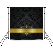 Luxury Charcoal And Gold Book Cover Backdrops 30827566