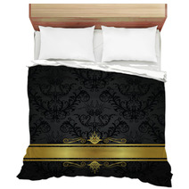 Luxury Charcoal And Gold Book Cover Bedding 30827566