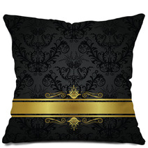 Luxury Charcoal And Gold Book Cover Pillows 30827566