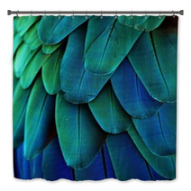 Macaw Feathers (Blue/Green) Bath Decor 64649675