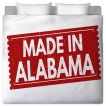 Made In Alabama Sign Or Stamp Bedding 138139098