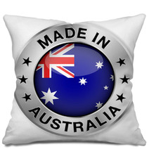 Made In Australia Silver Badge Pillows 59308474