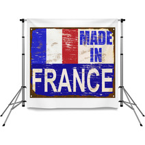 Made In France Enamel Sign Backdrops 58797233